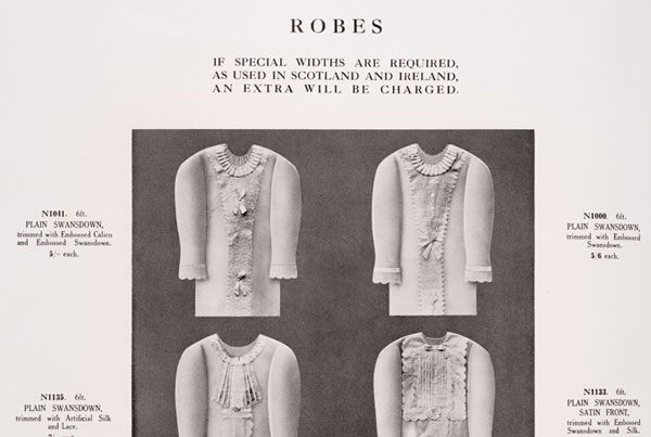 Catalogue Page – Robes