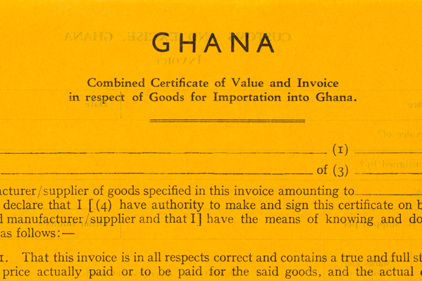 Document – Goods for Importation (Ghana)