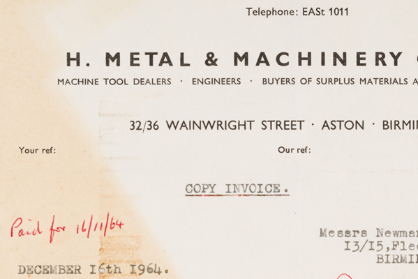 Document – H. Metal & Machinery Co. LTD