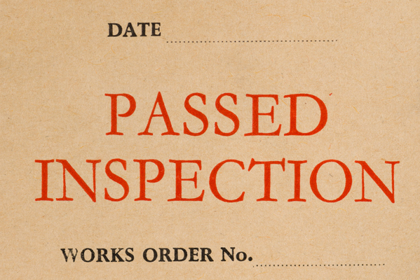 Envelope – Passed Inspection