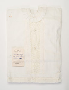 Folded White Sample shroud