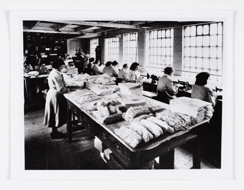 Black and white image of The Shroud Room